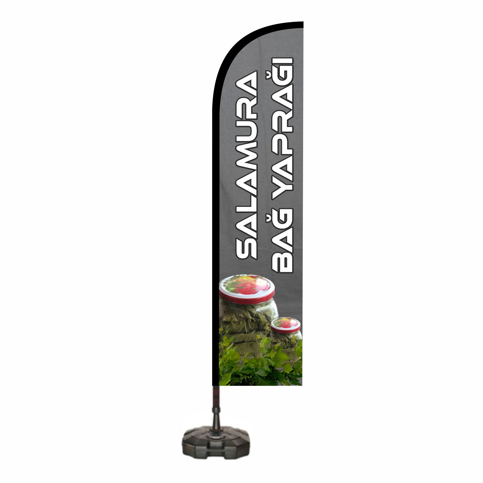 Salamura Ba� Yapra�� Yol Bayraklar�