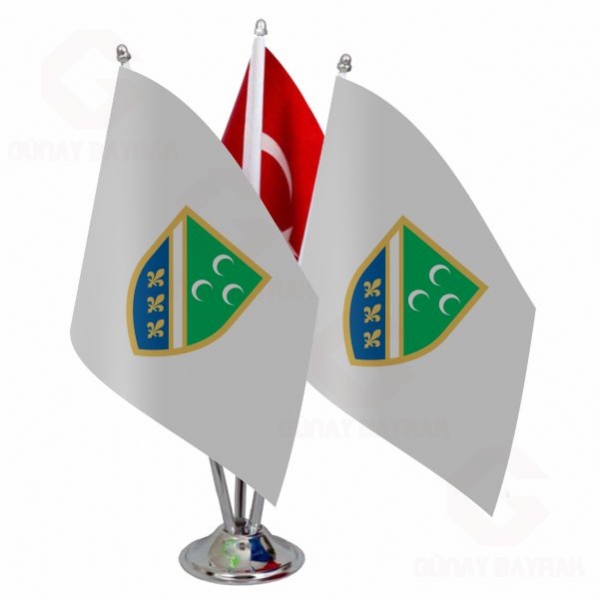 Sancak T�rkleri ��l� Masa Bayra��
