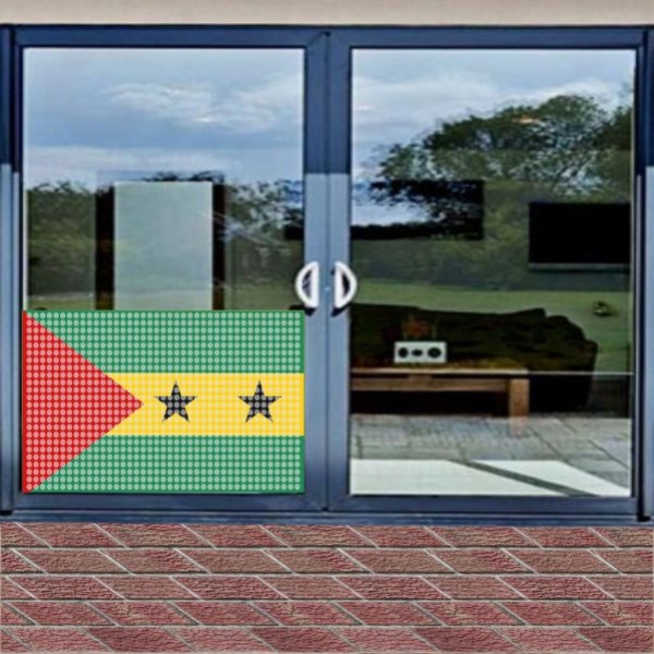 Sao Tome ve Principe Cam Folyo One Way Vision Bask