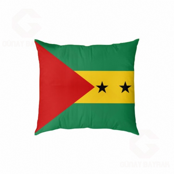 Sao Tome ve Principe Dijital Baskl Yastk Klf
