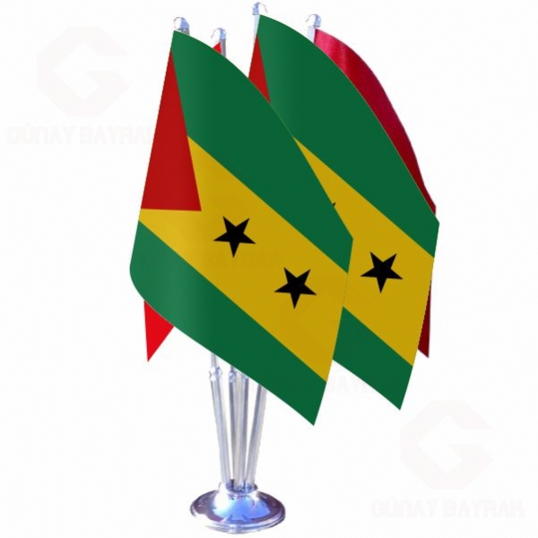 Sao Tome ve Principe Drtl Masa Bayra