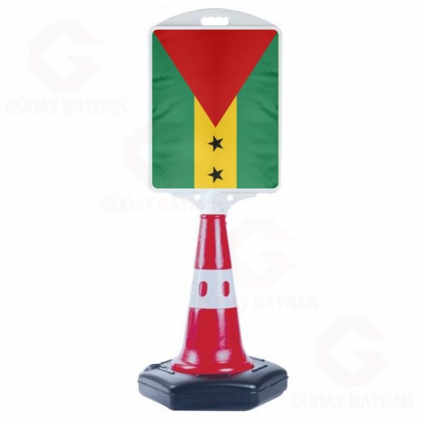 Sao Tome ve Principe Orta Boy Yol Reklam Duba