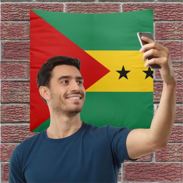 Sao Tome ve Principe Selfie ekim Manzaralar