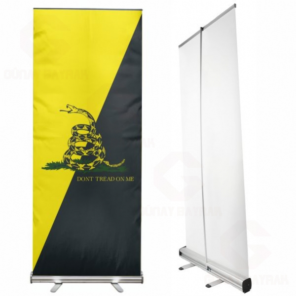 Sar Siyah Dont Tread On Me Roll Up Banner