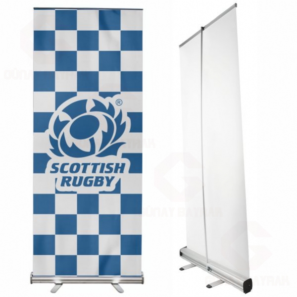 Scottish Rugby Union Roll Up Banner