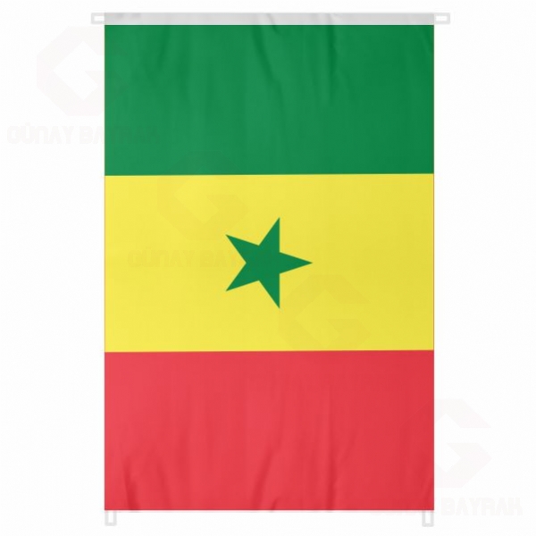 Senegal Bina Boyu Byk Bayrak
