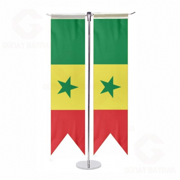 Senegal T Masa Bayraklar