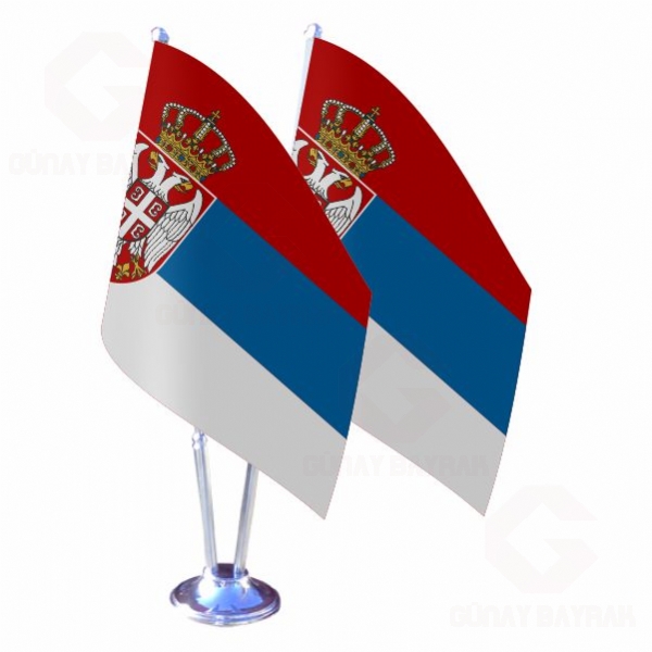 Srbistan ikili Masa Bayra