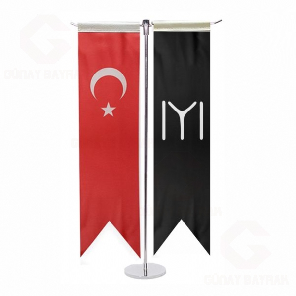 Siyah Kay� Boyu T Masa Bayra��