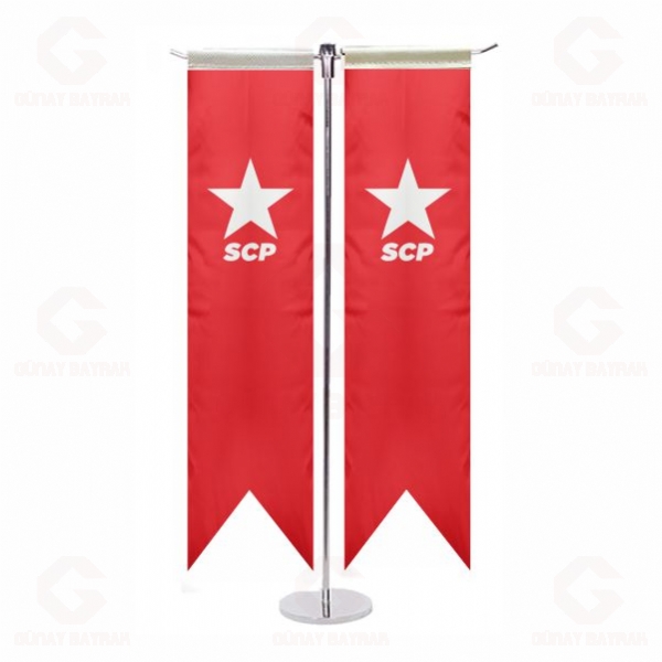 Sosyalist Cumhuriyet Partisi T Masa Bayraklar�