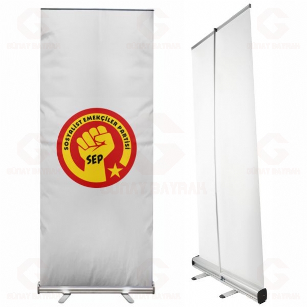 Sosyalist Emek�iler Partisi Roll Up Banner