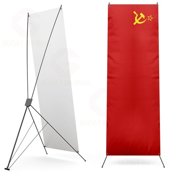 Sovyetler Birlii Dijital Bask X Banner