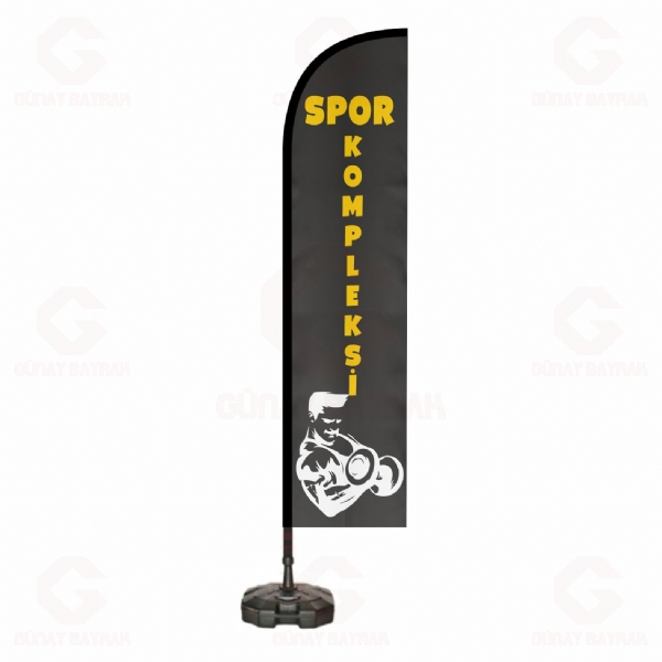 Spor Kompleksi Yol Bayraklar�