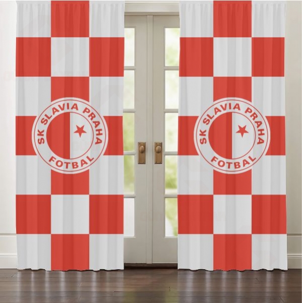 Sportovni Klub Slavia Praha Perde ve Perdeler