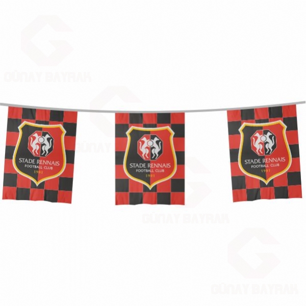 Stade Rennais FC �pe Dizili Kare Bayraklar