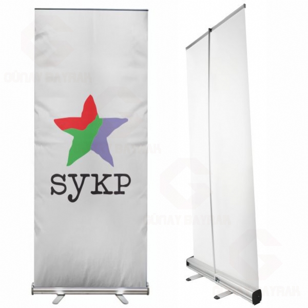 Sykp Sosyalist Yeniden Kurulu Partisi Roll Up Banner