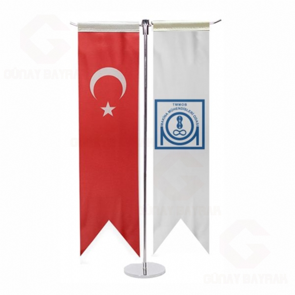T Makina M�hendisleri Odas� Masa Bayra��