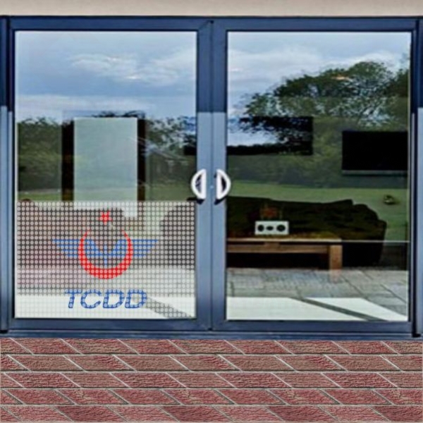TCDD Cam Folyo One Way Vision Bask