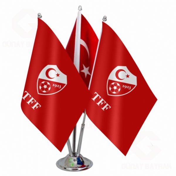 TFF T�rkiye Futbol Federasyonu ��l� Masa Bayra��