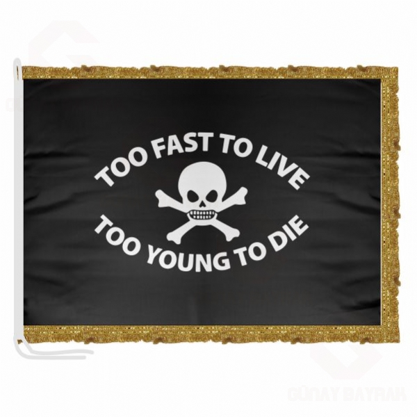 Too Fast To Live Too Young To Die 1972 Tapestry Saten Makam Bayra
