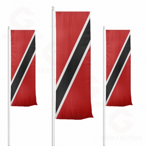 Trinidad ve Tobago Dikey ekilen Bayraklar