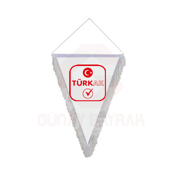 Türk Akreditasyon Kurumu Üçgen Saçaklı Flamalar