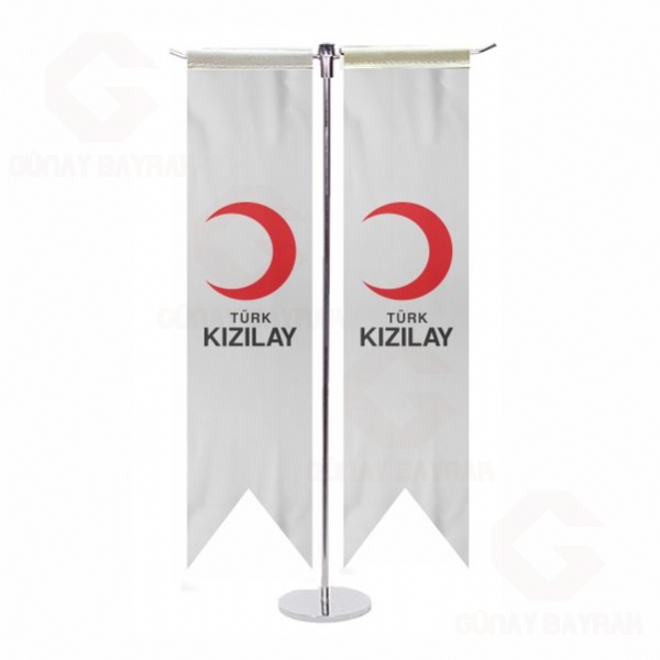 T�rk K�z�lay T Masa Bayraklar�
