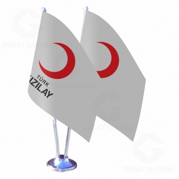 T�rk K�z�lay ikili Masa Bayra��