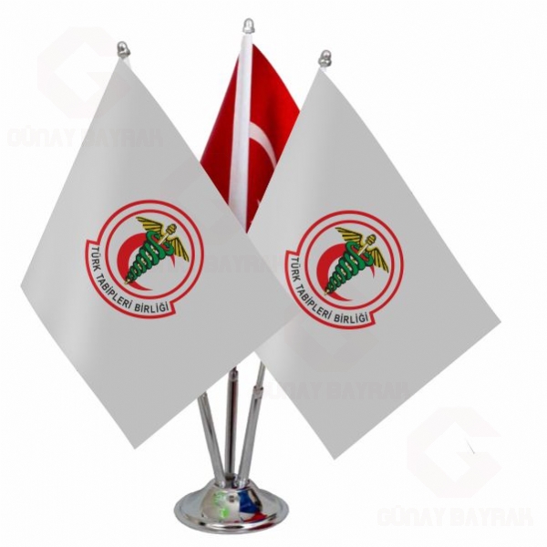 T�rk Tabipleri Birli�i ��l� Masa Bayra��