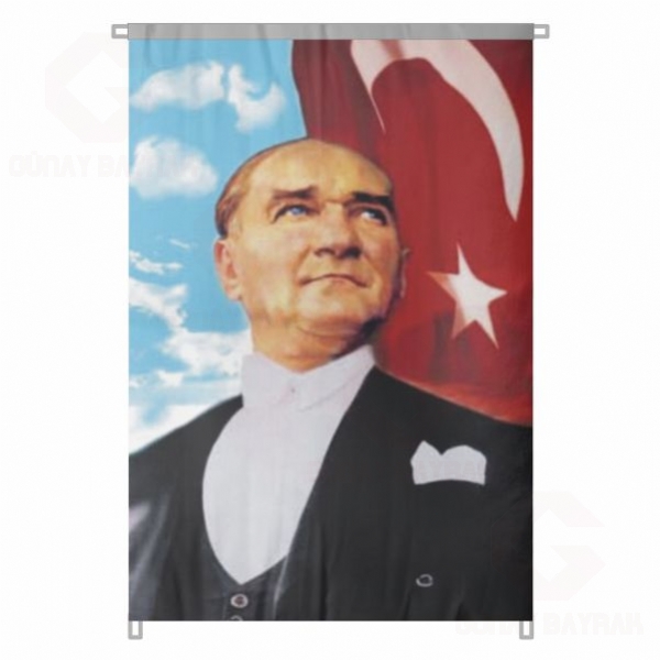 Trkiye Cumhuriyeti Kurucusu Mustafa Kemal Atatrk Adanm Posterler Bez Atatrk Posteri