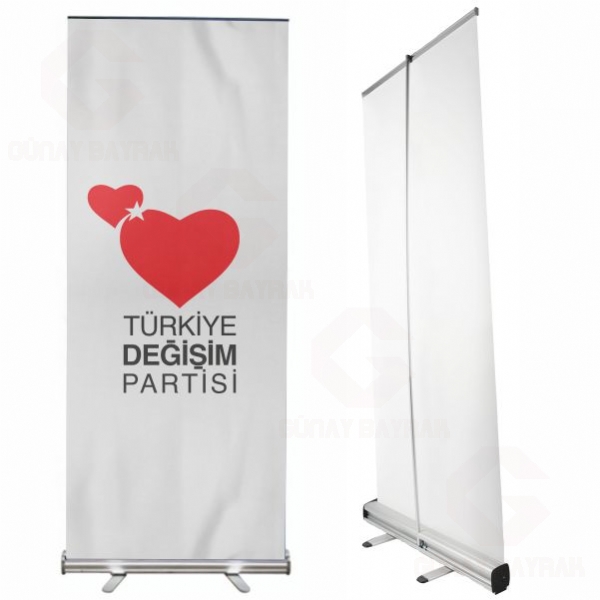 Trkiye Deiim Partisi Roll Up Banner