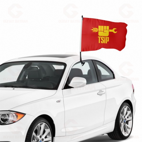 T�rkiye Sosyalist ���i Partisi �zel Ara� Konvoy Bayra��