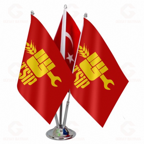 T�rkiye Sosyalist ���i Partisi ��l� Masa Bayra��