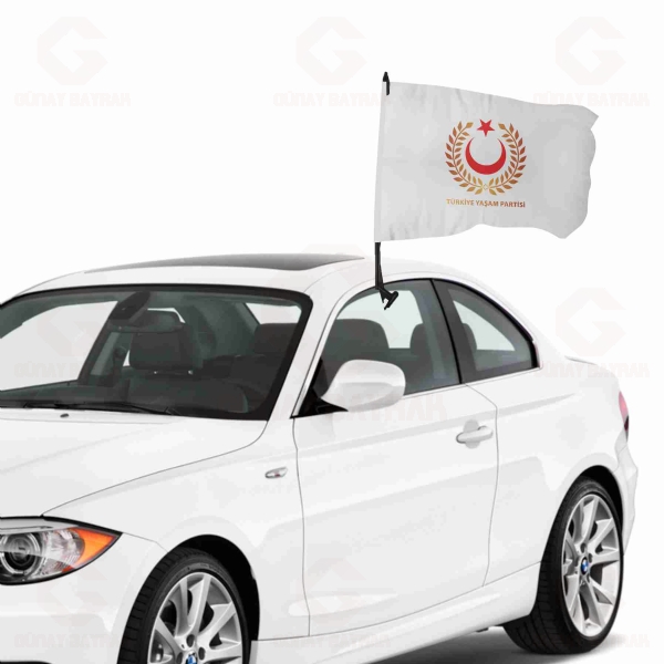 T�rkiye Ya�am Partisi �zel Ara� Konvoy Bayra��
