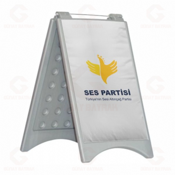 T�rkiye nin Sesi Alt�n�a� Partisi A� Kapa Plastik Duba