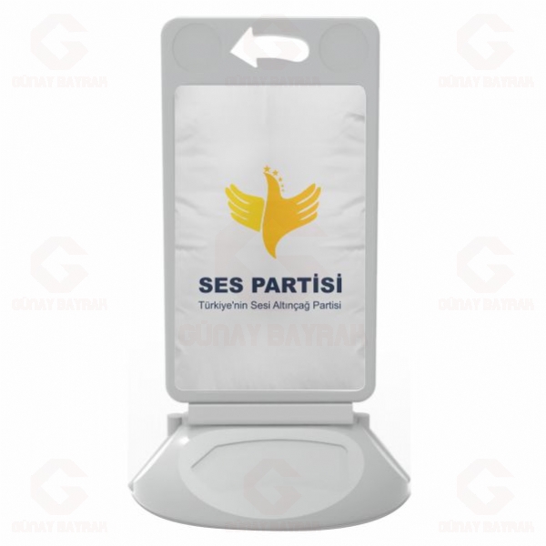 T�rkiye nin Sesi Alt�n�a� Partisi Plastik Reklam Dubas�