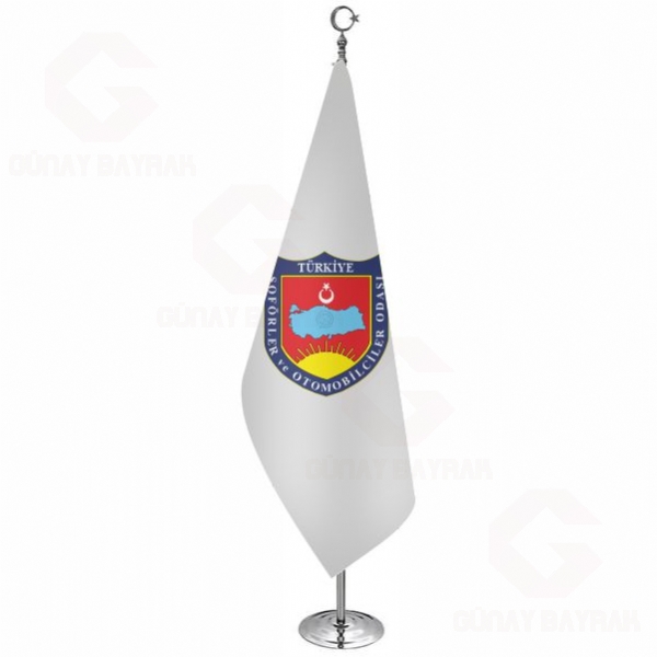 T�rkiye �of�rler ve Otomobilciler Federasyonu Makam Bayra��