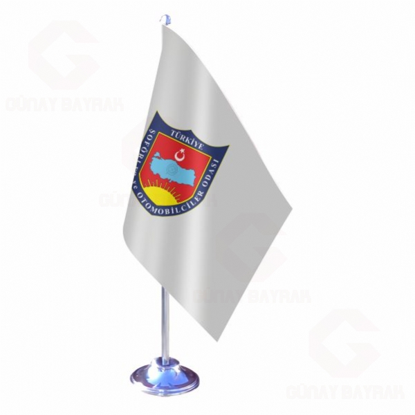 T�rkiye �of�rler ve Otomobilciler Federasyonu Tekli Masa Bayra��