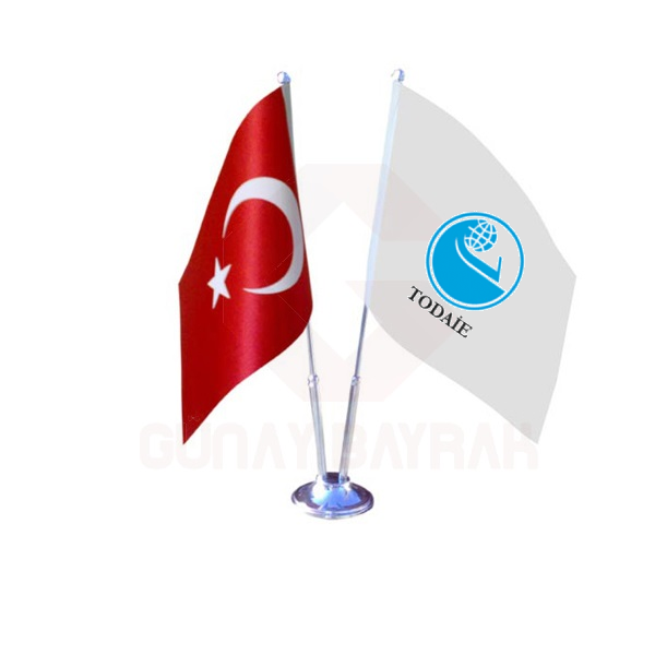 Türkiye ve Orta Doğu Amme İdaresi Enstitüsü 2 li Masa Bayrakları