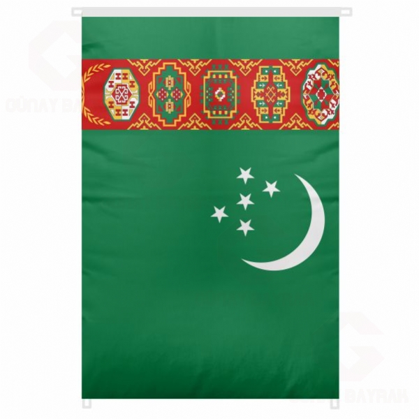 Trkmenistan Bina Boyu Byk Bayrak