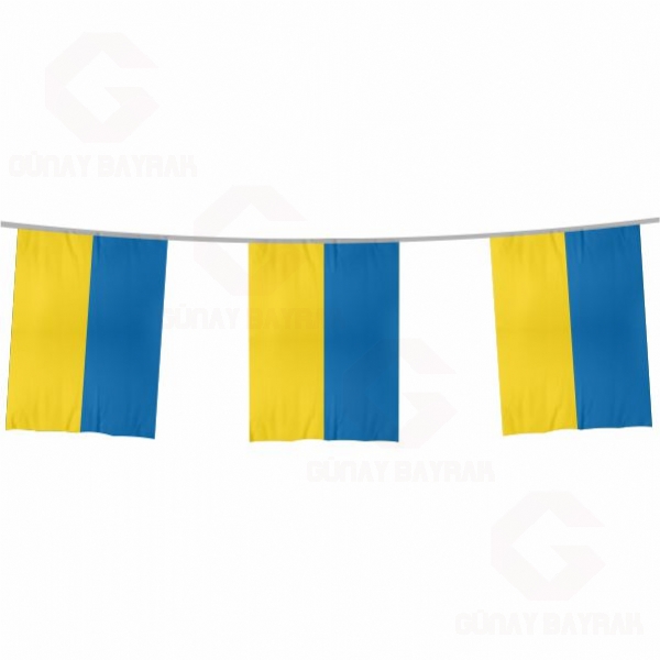 Ukrayna pe Dizili Kare Bayraklar