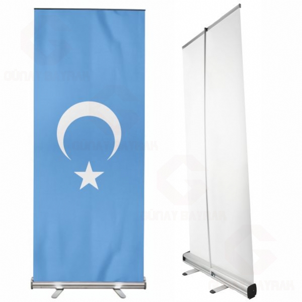 Uygur Trkleri Roll Up Banner