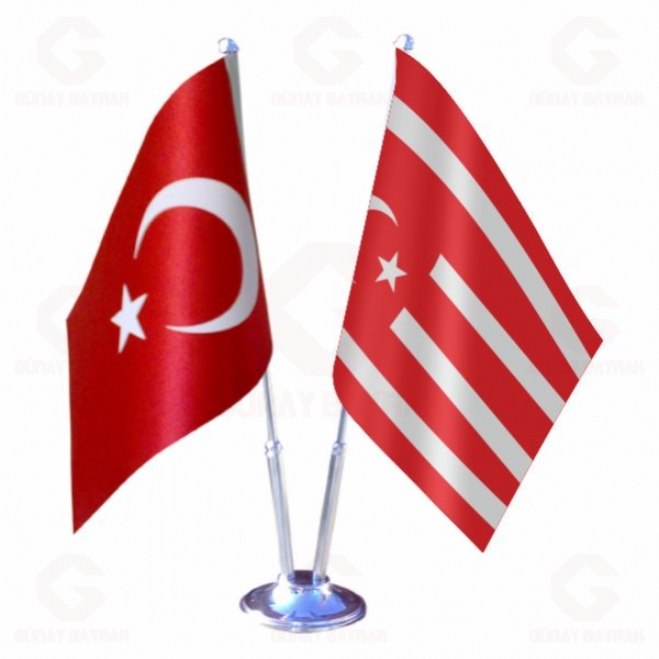 Variant Of The Turkestan 2 li Masa Bayraklar�