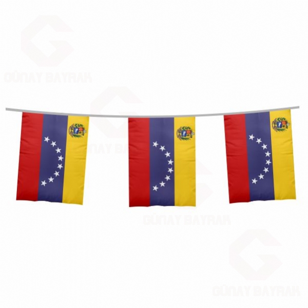 Venezuela pe Dizili Kare Bayraklar