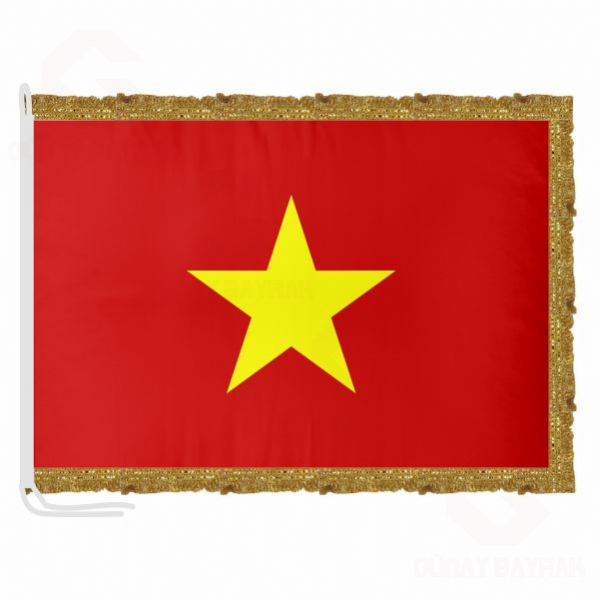 Vietnam Saten Makam Bayra