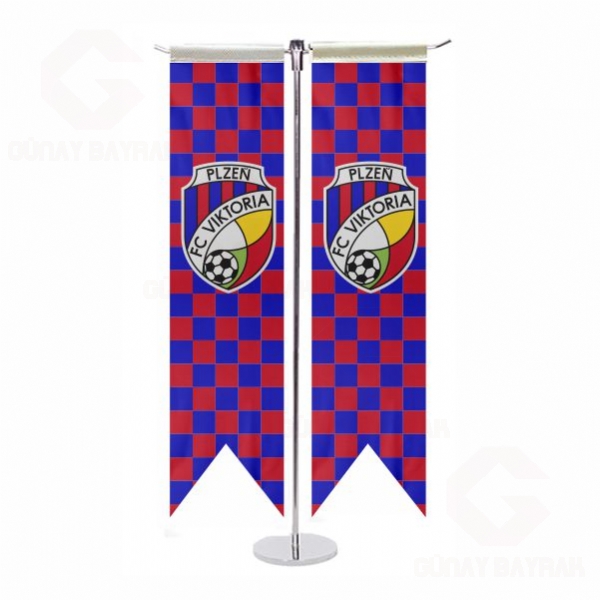 Viktoria Plzen FK T Masa Bayraklar�