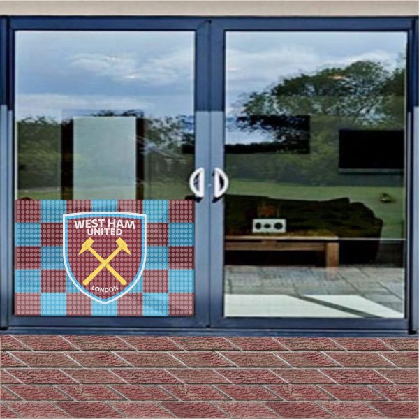 West Ham United FC Cam Folyo One Way Vision Bask�