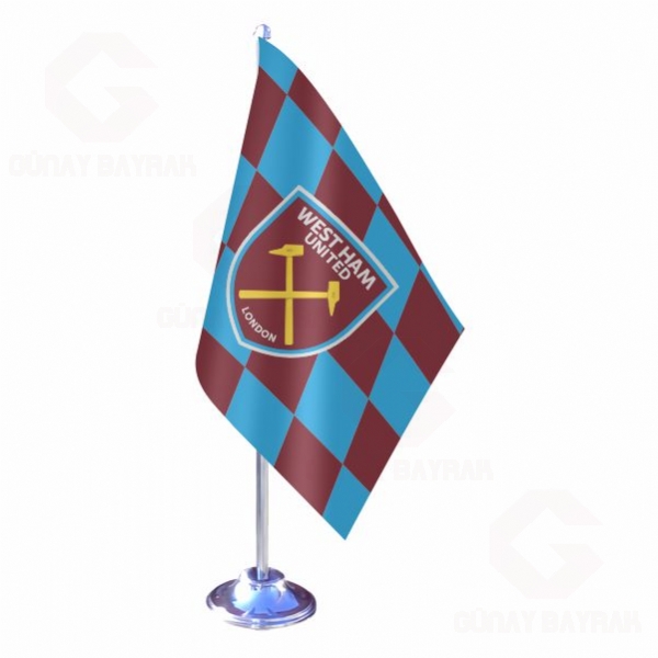 West Ham United FC Tekli Masa Bayra��