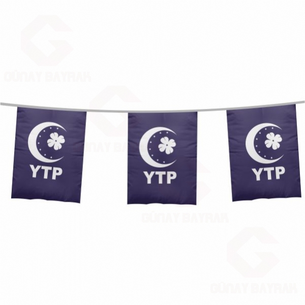 Yeni Trkiye Partisi pe Dizili Kare Bayraklar