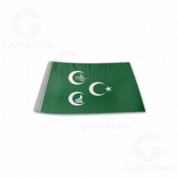 Ye�il 3 Hilal Osmanl� Kurt Masa Bayra��